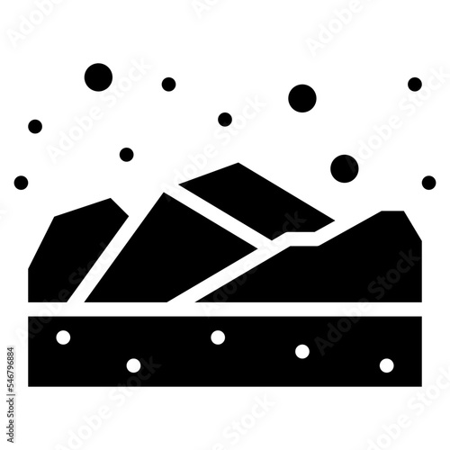 poles ice winter nature icon
