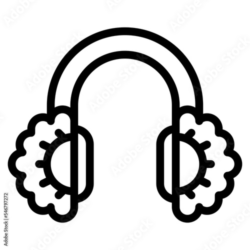 earmuffs cloth fashion winter icon