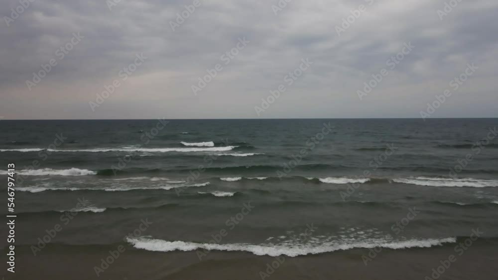 Choppy water on Lake Michigan during the beginning of an Autumn Storm. Choppy water on Lake Michigan during the beginning of an Autumn Storm.