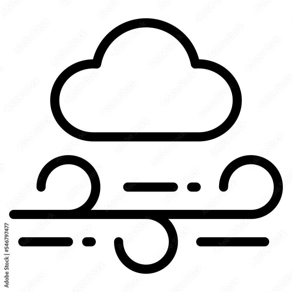 wind winter cloud weather icon wind winter cloud weather icon