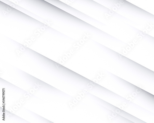 Abstract background with diagonal gray lines on white. Grey gradient stripes with shadows. High resolution full frame modern template with copy space.