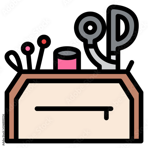 bag sewing tools tailoring handcraft icon