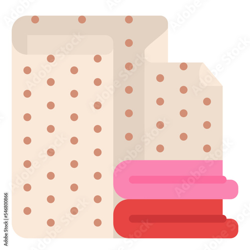 fabric cloth sewing tailoring icon