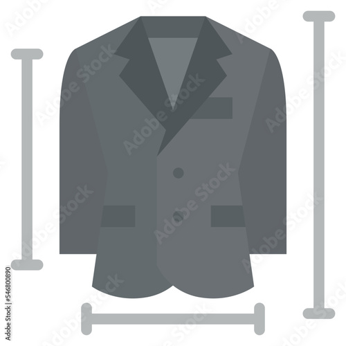 measure suit sewing tailoring icon