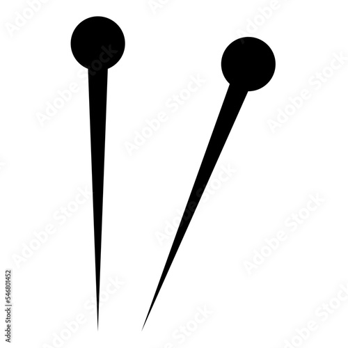 pin sewing tailoring handcraft icon
