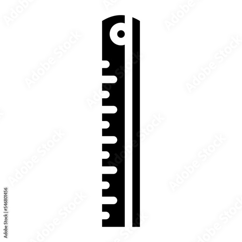 ruler sewing tailoring handcraft icon