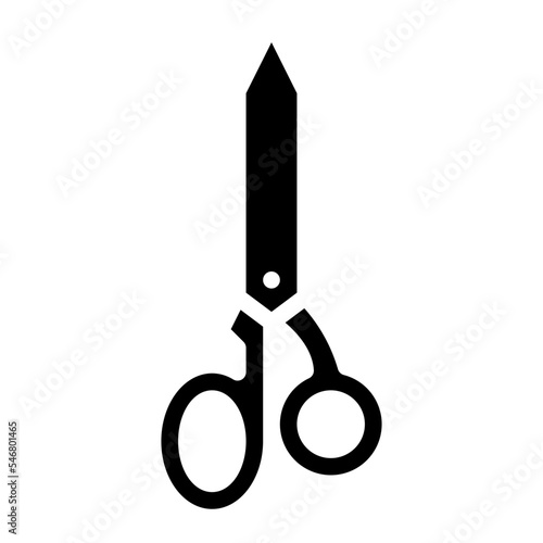 scissor cut sewing tailoring icon