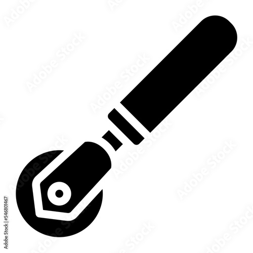 seam roller sewing tailoring fabric icon