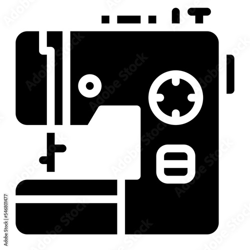 sewing machine sewing tailoring cloth icon