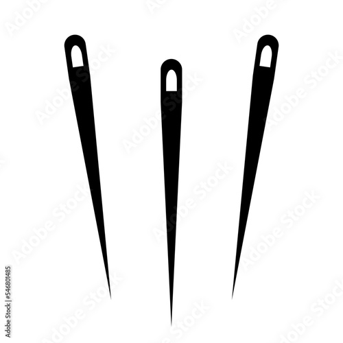sewing needles sewing tailoring needle icon