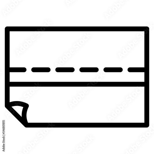 seam sewing tailoring fabric icon