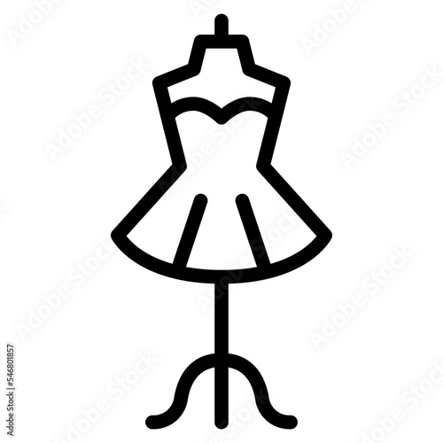 tailor dummy dress fashion sewing icon