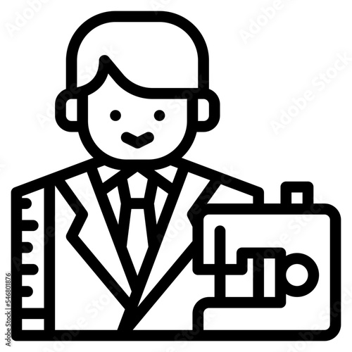 tailor sewing fashion tailoring icon
