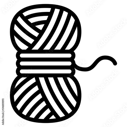 yarn sewing knitting handcraft icon