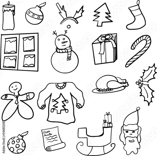Vectores con motivos navideños originales