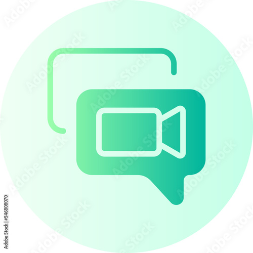 video call gradient icon