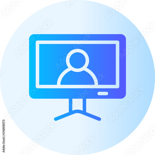 video call gradient icon