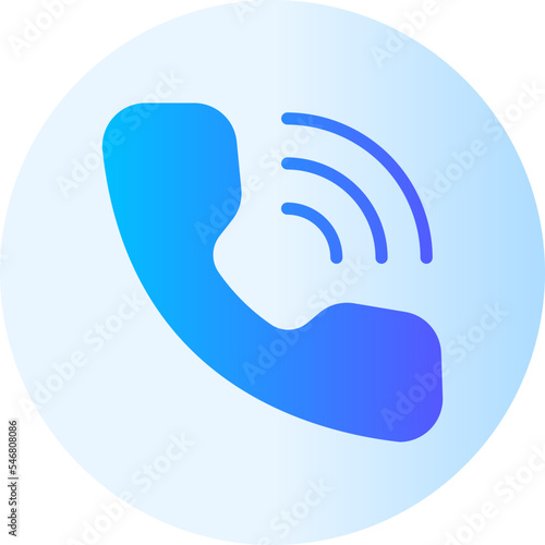 call gradient icon