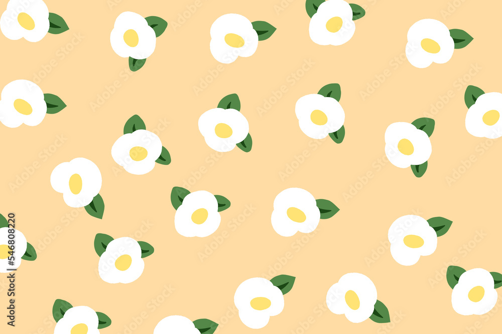 floret pattern illustration Japanese material floret pattern illustration Japanese material