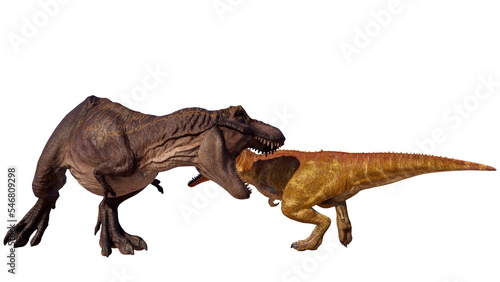 tyrannosaurus-rex vs Ceratosaurus PNG © akiratrang