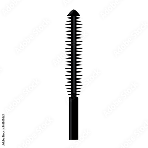 Mascara brush on white background