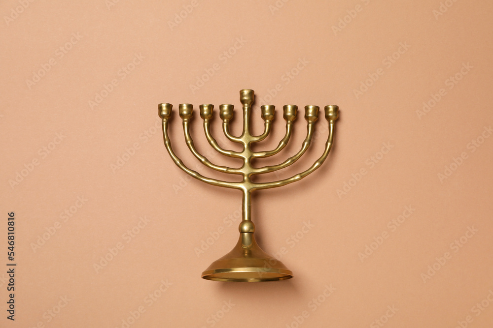 Fototapeta premium Сoncept of Jewish holiday, compositions for Hanukkah