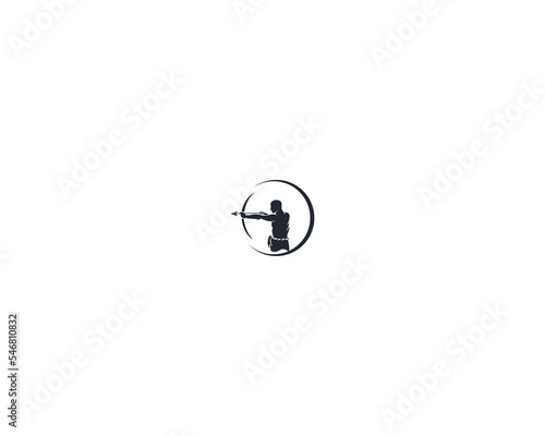 Centaur Archer, mythology creature, Sagitarius Zodiac Sign vector logo icon, fastarch logo from fast archer woman centaur vector for logo, sign, emblem or symbol graphic design vector illustration.