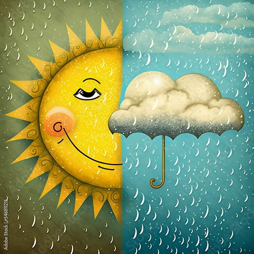 Rain or Shine | Created Using Midjourney and Photoshop