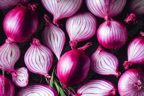 red onion seasonal vegetarian photo