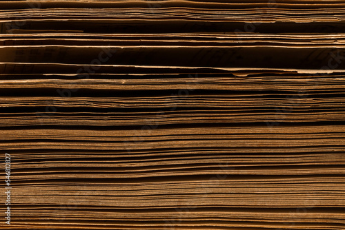 Detail of pages of an old book