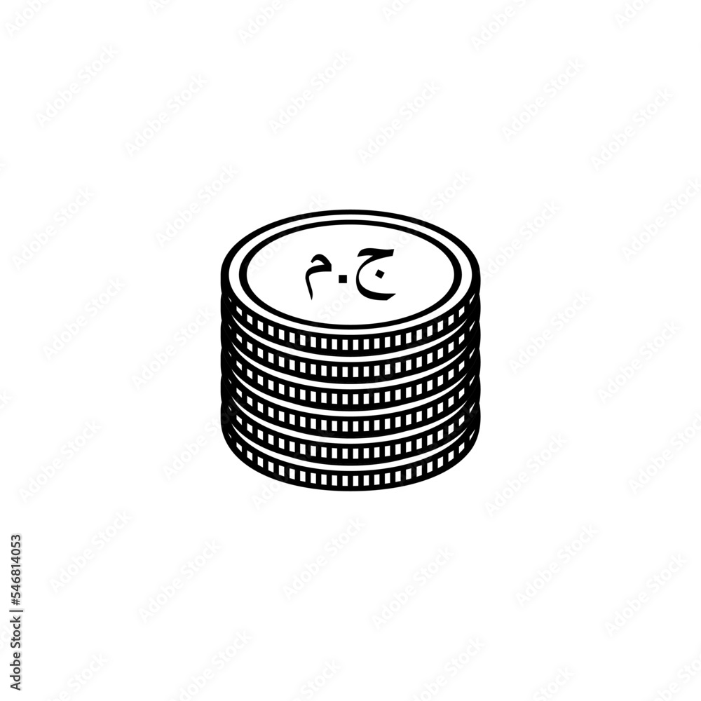 Arabic Egypt Currency Icon Symbol, Egyptian Pound, EGP Sign. Vector Illustration Arabic Egypt Currency Icon Symbol, Egyptian Pound, EGP Sign. Vector Illustration