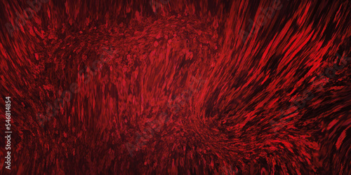 Background Red and black digital background from curved liquid lines . 
