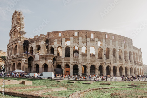 Colosseum in Rom zum Sonnenaufgang