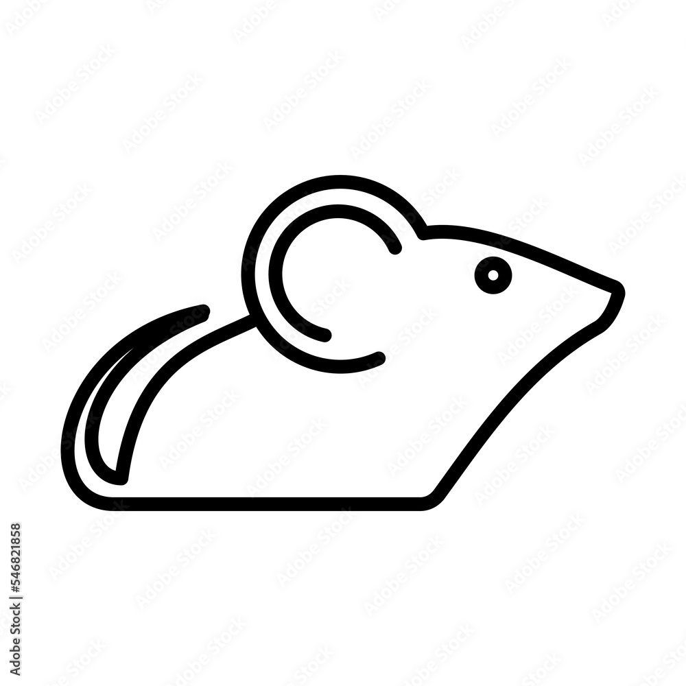 Rat, Mouse Icon Logo Design Vector Template Illustration Sign And Symbol Pixels Perfect Rat, Mouse Icon Logo Design Vector Template Illustration Sign And Symbol Pixels Perfect