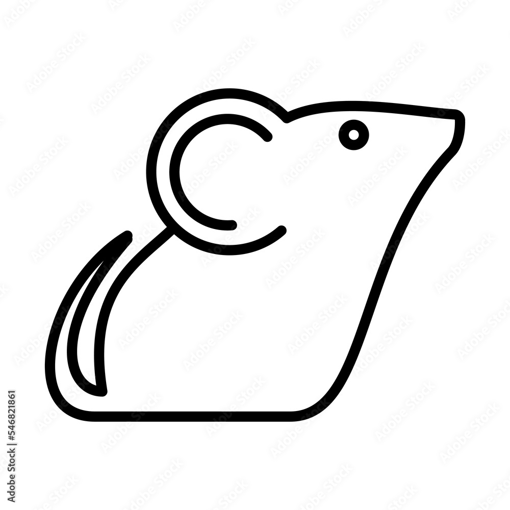 Rat, Mouse Icon Logo Design Vector Template Illustration Sign And Symbol Pixels Perfect Rat, Mouse Icon Logo Design Vector Template Illustration Sign And Symbol Pixels Perfect