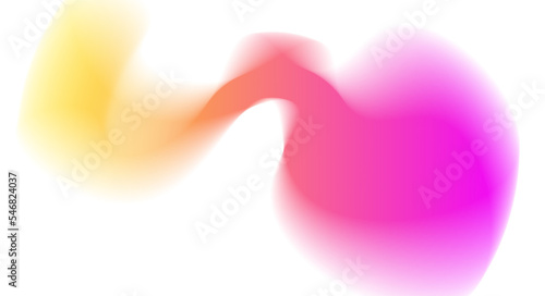 Blurry Gradient Shape Illustration