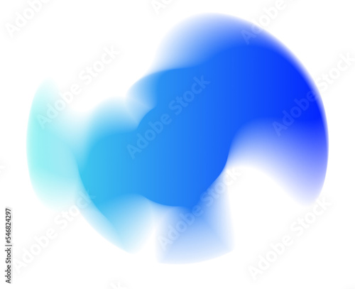 Blurry Gradient Shape Illustration