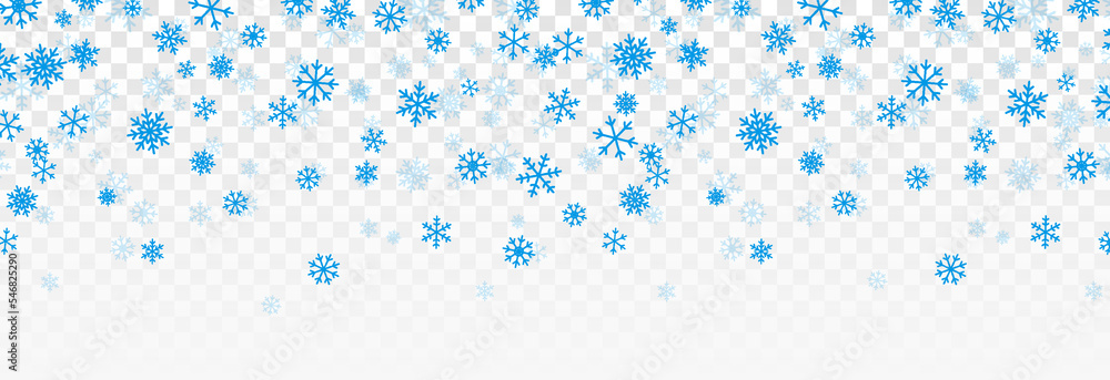 Vector blue snowflakes are falling from the sky. Snowflakes png, winter, snow flakes png. Snowfall, blizzard. Christmas background. Vector blue snowflakes are falling from the sky. Snowflakes png, winter, snow flakes png. Snowfall, blizzard. Christmas background.