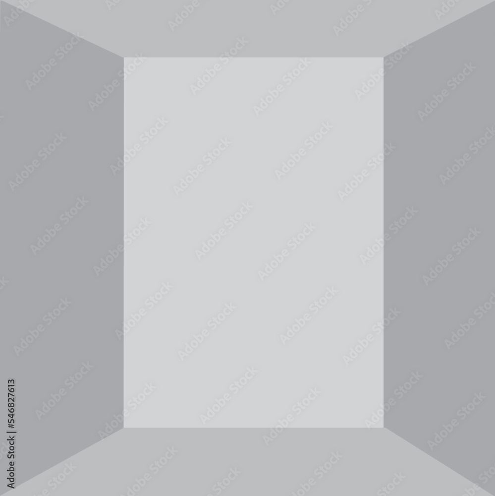 Box top view, vector illustration Box top view, vector illustration