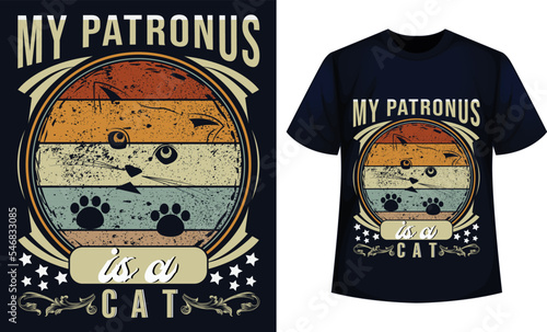 Animal t-shirts Design My patronus is a cat photo