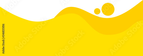 a yellow abstract painting whose type of painting does not have a painting pattern, object or figure, but has its own ideas or ideas.
