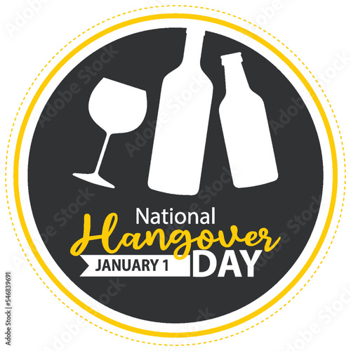 National hangover day January icon