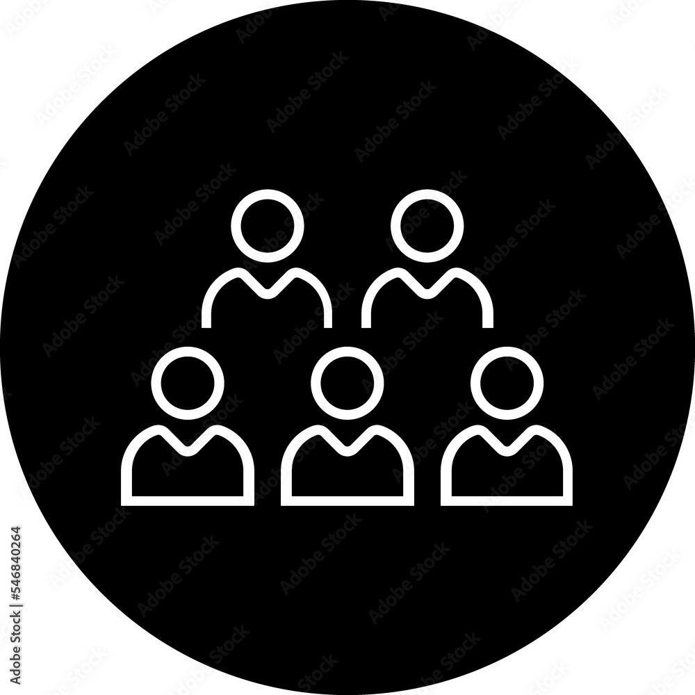 Business teamwork glyph icon Business teamwork glyph icon