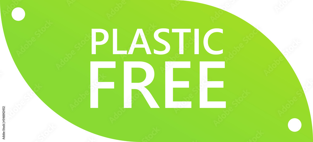 Plastic Free Sticker Plastic Free Sticker