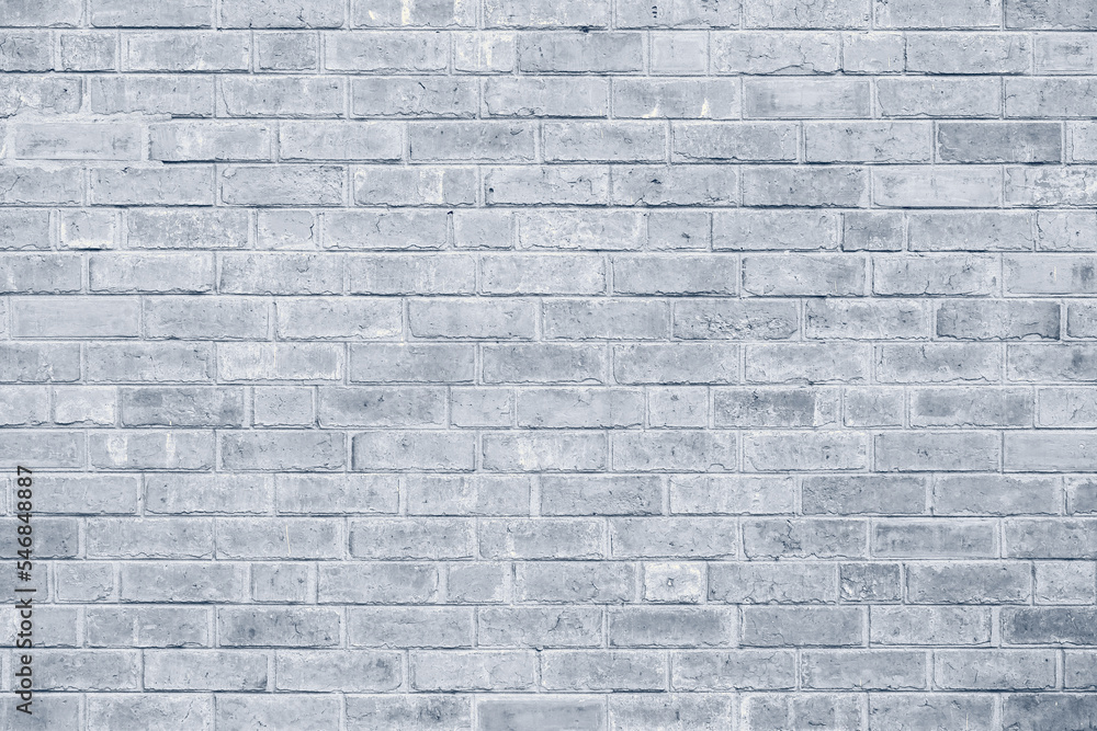 Naklejka premium White brick wall background