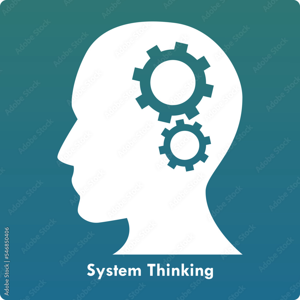 Vector Illustration of System Thinking in an Infographic template. Editable Vector Icon Vector Illustration of System Thinking in an Infographic template. Editable Vector Icon