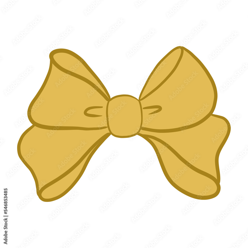 Gold Elegant Bow Gold Elegant Bow