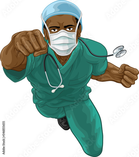 Doctor or Nurse Superhero M...