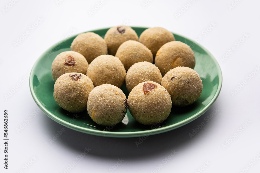 Rava Laddu or sooji ladoo is an Indian Sweet made with semolina, sugar