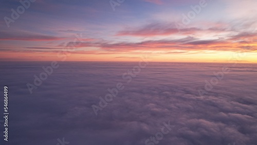 sunset above the clouds © Casper